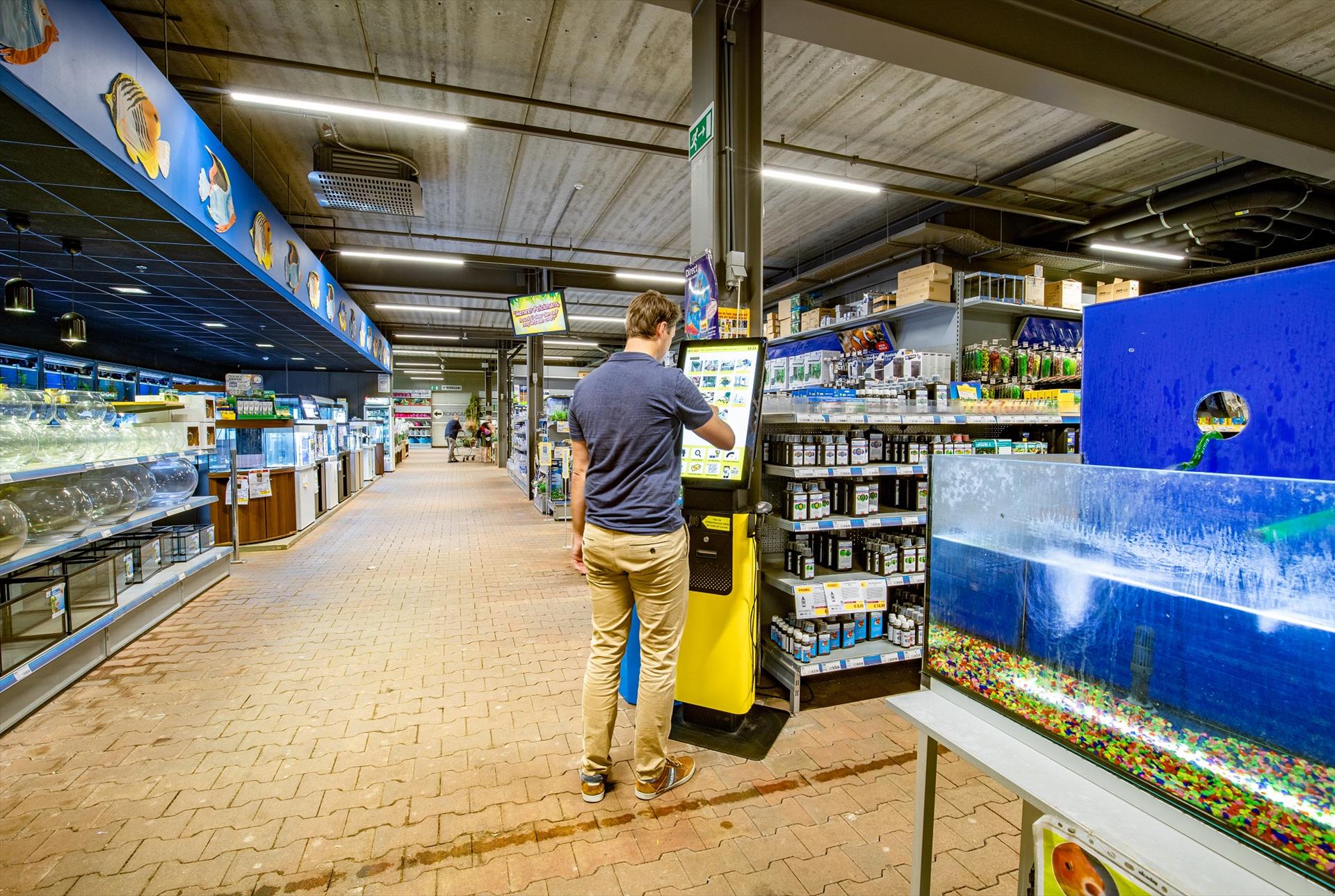 BLUE FIRE bij de vijverafdeling van Pelckmanse